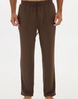 Tapered Leg Lounge Pant - Espresso